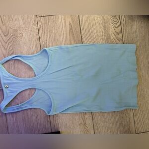 Lorna Jane light blue medium tank top worn once.